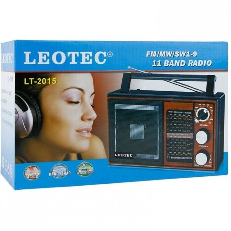 Radio portabil Leotec LT-2015, 11 benzi